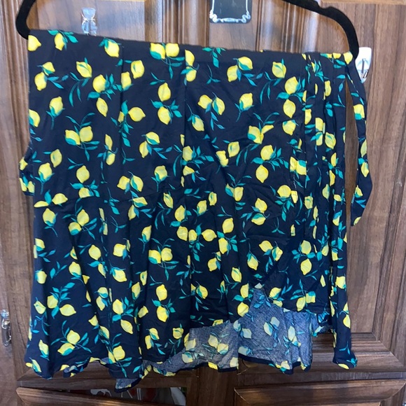 Navy blue with lemons banana republic factory size 12 - Picture 1 of 2